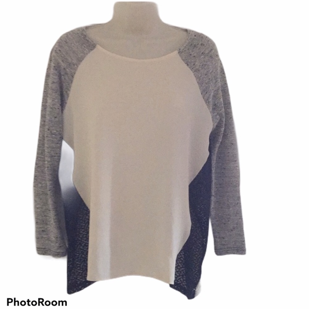 Bar III Tunic Sheer Blouse Size M